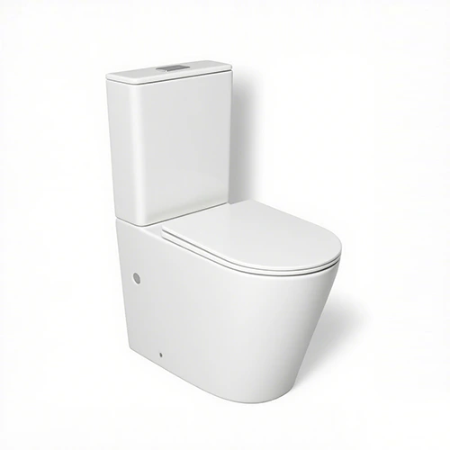 Rimelss and Whirlpool Two-Piece Toilet Suite