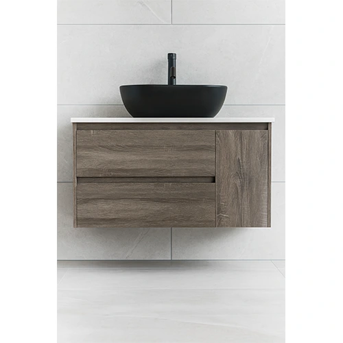 1200mm Wall Hung Vanity with 2 Drawers and Cabinet Door