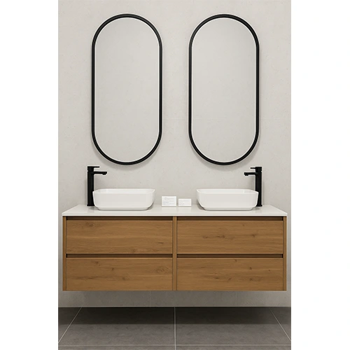 1500mm Wall Hung Vanity with 4 Drawers