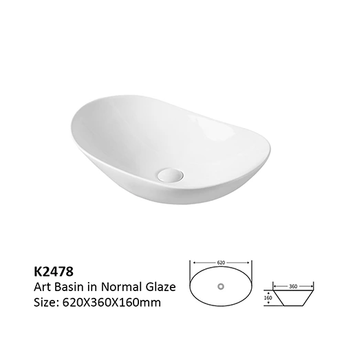 Oval Above Counter Basin